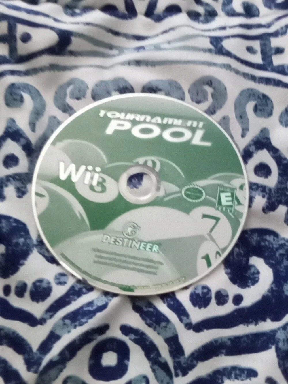 Tournament Pool (Wii) Video Game - Yellow Ball Cover